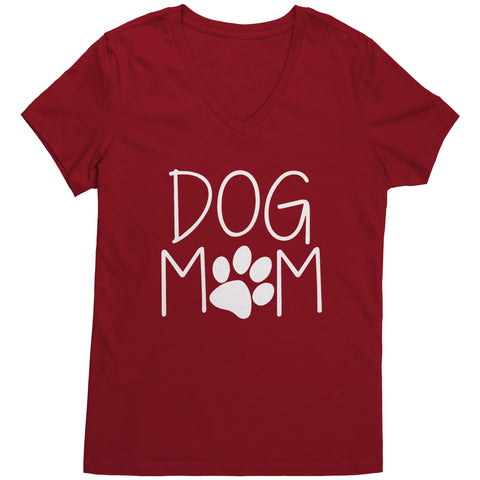 Image of Dog Mom District Womens V-Neck