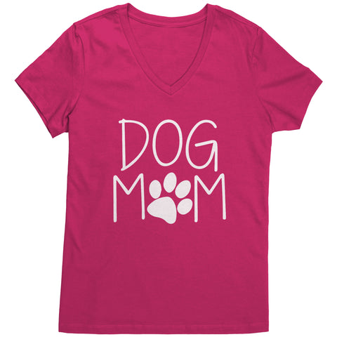 Image of Dog Mom District Womens V-Neck