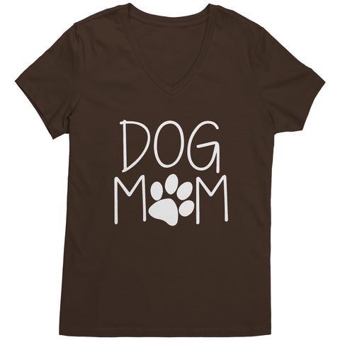 Image of Dog Mom District Womens V-Neck