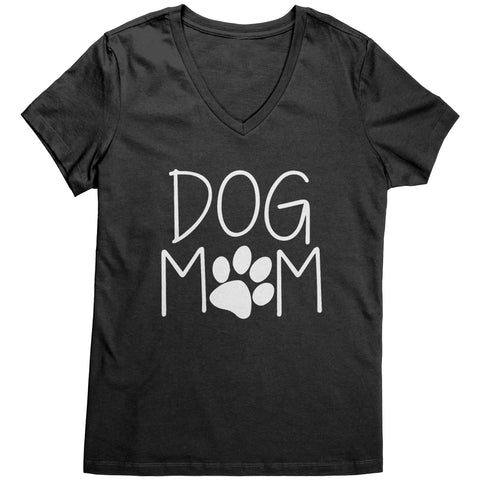 Image of Dog Mom District Womens V-Neck