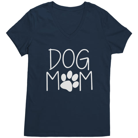Image of Dog Mom District Womens V-Neck