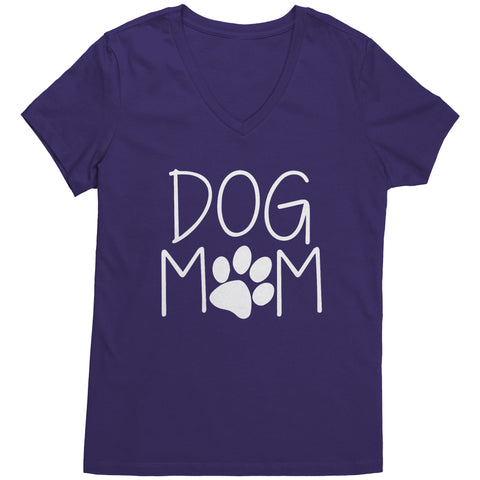 Image of Dog Mom District Womens V-Neck