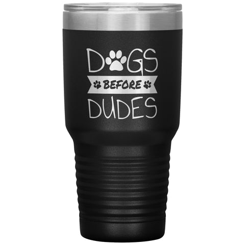 Image of Dogs Before Dudes Polar Camel Tumblers