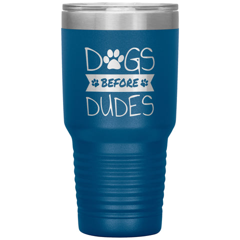 Image of Dogs Before Dudes Polar Camel Tumblers