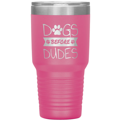 Image of Dogs Before Dudes Polar Camel Tumblers
