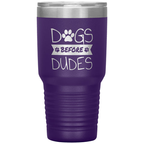 Image of Dogs Before Dudes Polar Camel Tumblers