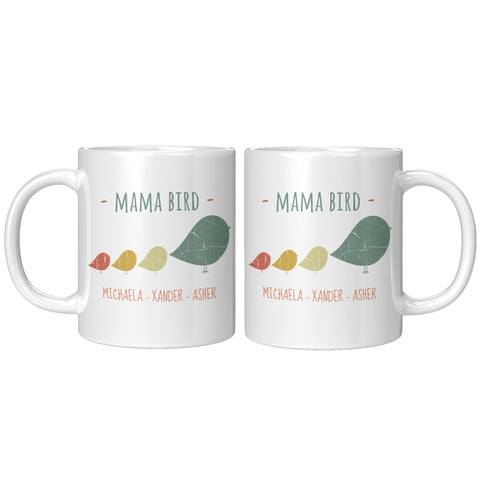 Image of Mama Bird Ceramic Mug Michaela Xander Asher