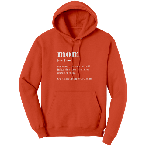 Image of Mom_Definition_Hoodie_Orange_Front_Mockup.png