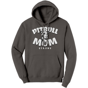 Pitbull Mom Strong Hoodie Sweatshirt