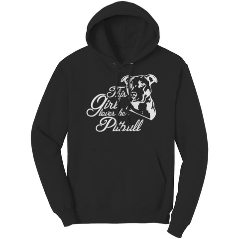 Image of This Girl Loves Her Pitbull Hoodie