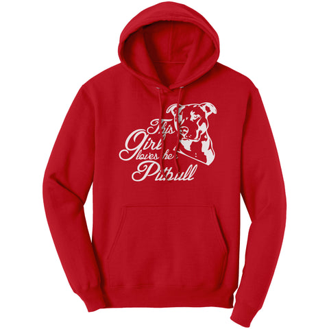Image of This Girl Loves Her Pitbull Hoodie