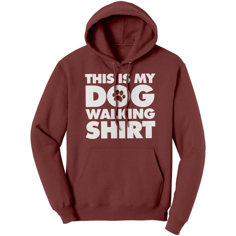 Image of This Is My Dog Walking Shirt Hoodie