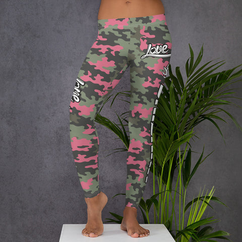 Image of Love Hunting Pink Camo Leggings