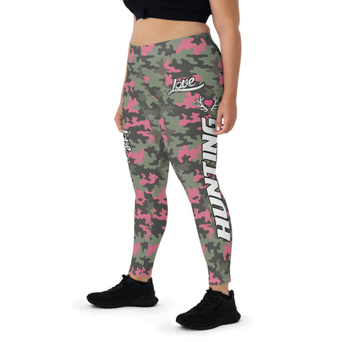 Image of Love Hunting Pink Camo Leggings