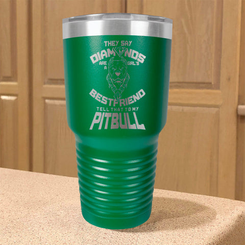 Image of My Best friend Is Waiting At Home Stainless Steel Tumbler