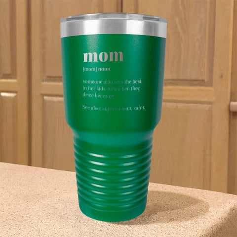 Image of Mom Definition Stainless Steel Tumbler