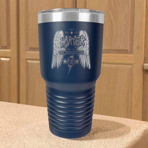 Image of Stainless Steel Tumbler The Harder You Fall The Stronger you Rise