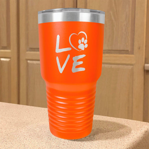 Image of Love Paw Stainless Steel Tumbler