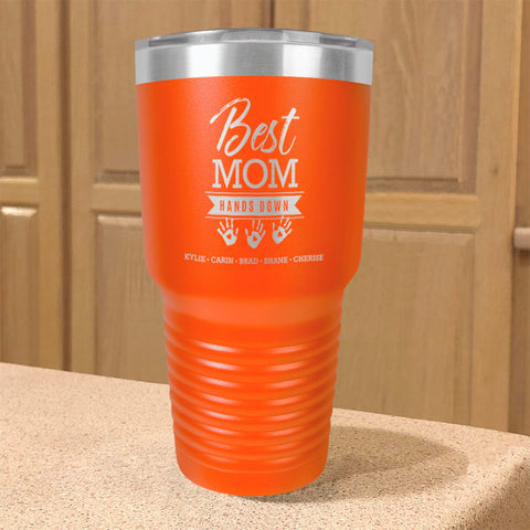 Image of Hands Down Personalized Stainless Steel Tumbler