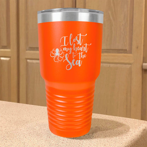 Image of I Lost My Heart To The Sea Stainless Steel Tumbler