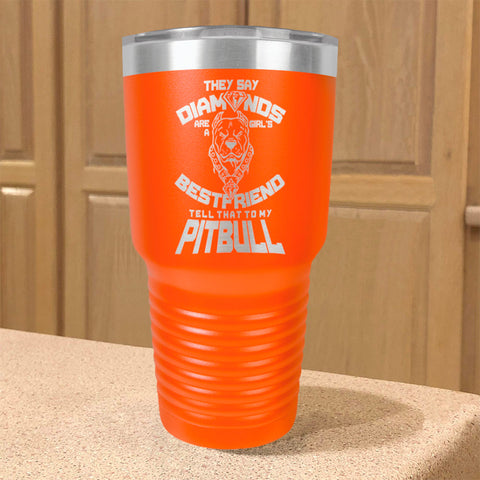 Image of My Best friend Is Waiting At Home Stainless Steel Tumbler