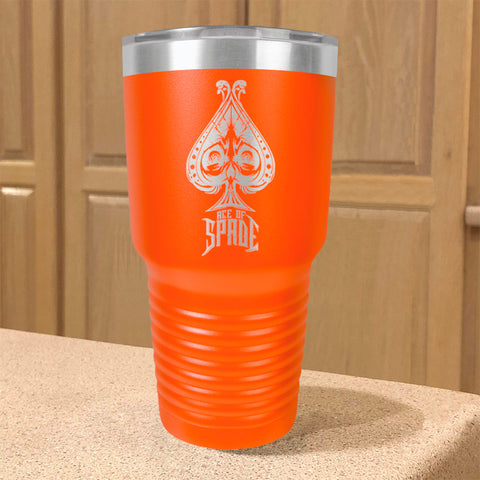 Image of Ace Of Spade Stainless Steel Tumbler
