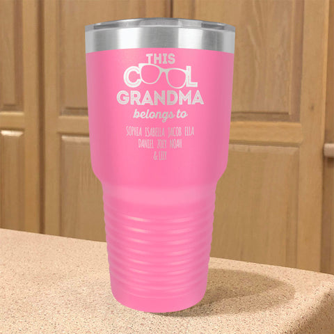 Image of Personalized Stainless Steel Tumbler This Cool Grandma