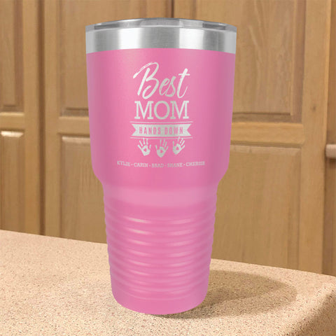 Image of Hands Down Personalized Stainless Steel Tumbler
