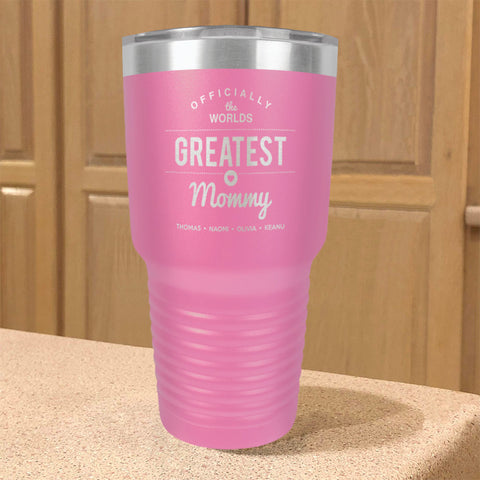 Image of Worlds Greatest Personalized Stainless Steel Tumbler