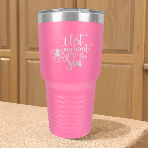 Image of I Lost My Heart To The Sea Stainless Steel Tumbler