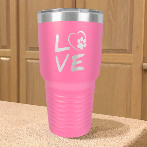 Image of Love Paw Stainless Steel Tumbler