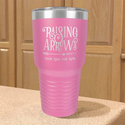Image of Raising Arrows Personalized Stainless Steel Tumbler