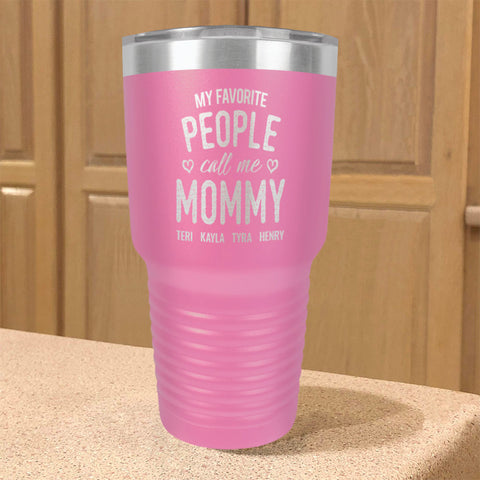 Image of Favorite People Personalized Stainless Steel Tumbler