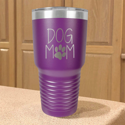 Image of Dog Mom Stainless Steel Tumbler