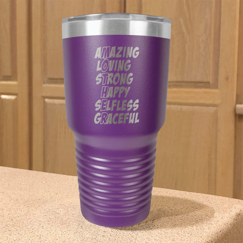 Image of Mother Words Stainless Steel Tumbler