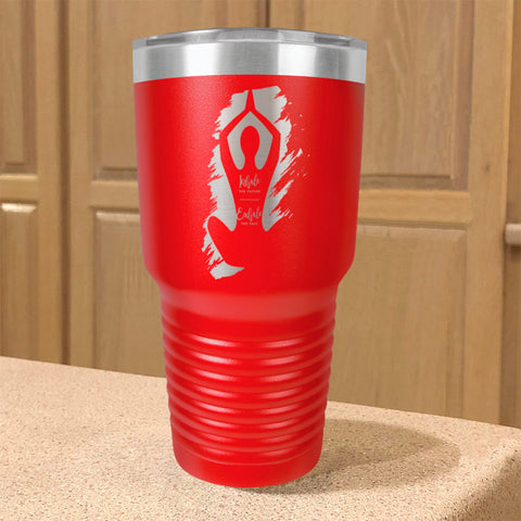 Image of Yoga Inhale Exhale Stainless Steel Tumbler