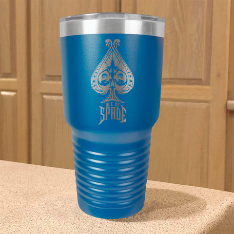 Image of Ace Of Spade Stainless Steel Tumbler