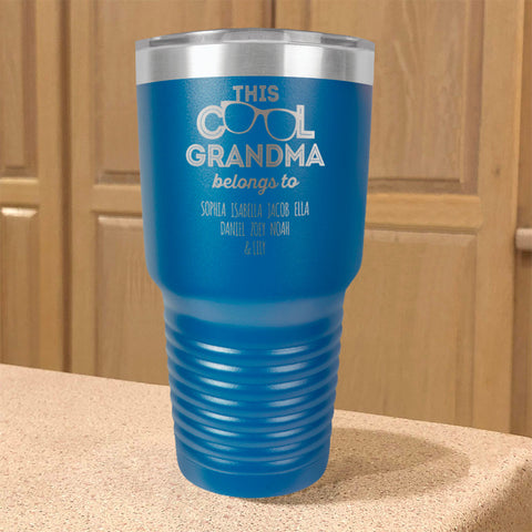 Image of Personalized Stainless Steel Tumbler This Cool Grandma