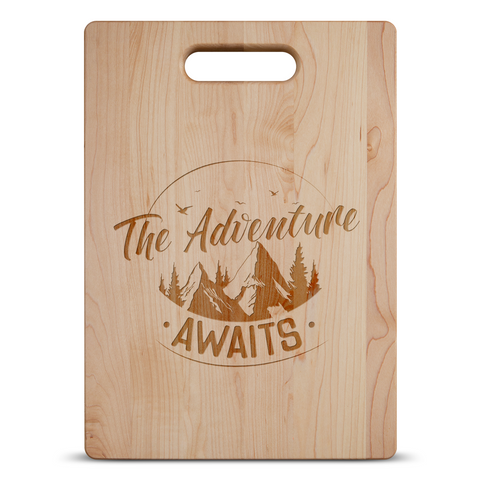 Image of Adventure Awaits Cutting Board