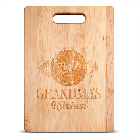 Image of Meals & Memories Personalized Maple Cutting Board
