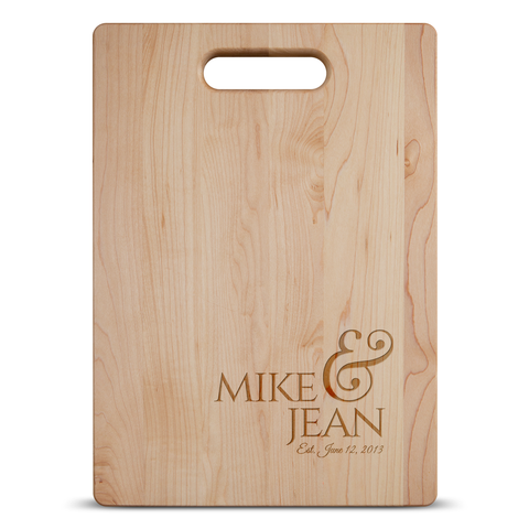 Image of Anniversary Personalized Cutting Board