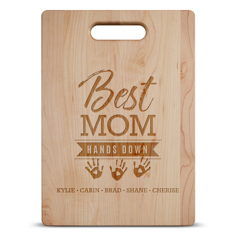 Image of Hands Down Personalized Maple Cutting Board