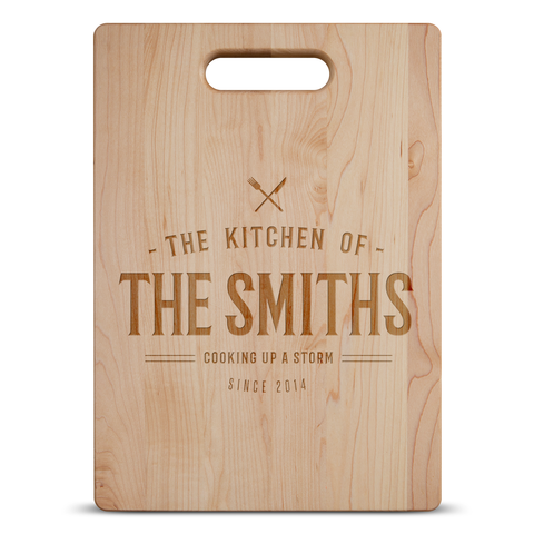 Image of Cooking up A Storm Personalized Cutting Board
