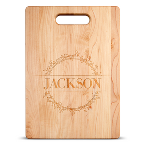 Circle Capital Personalized Maple Cutting Board