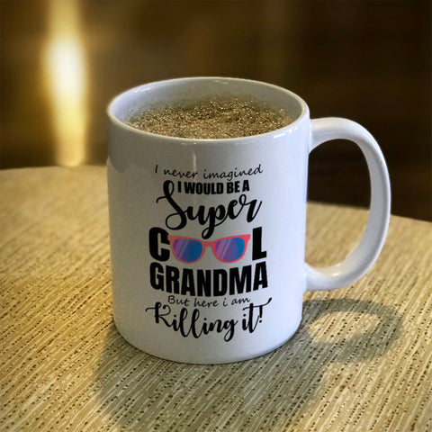 Image of Personalized Ceramic Coffee Mug A Super Cool Person