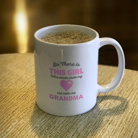 Image of So There Is This Girl Personalized Ceramic Coffee Mug
