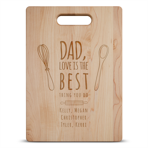 Image of Dad Personalized Maple Cutting Board