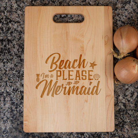 Image of Beach Please Cutting Board
