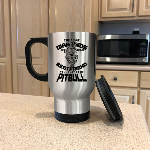 Image of Metal Coffee and Tea Travel Mug Best friend