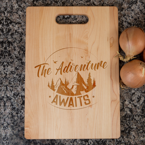 Image of Adventure Awaits Cutting Board